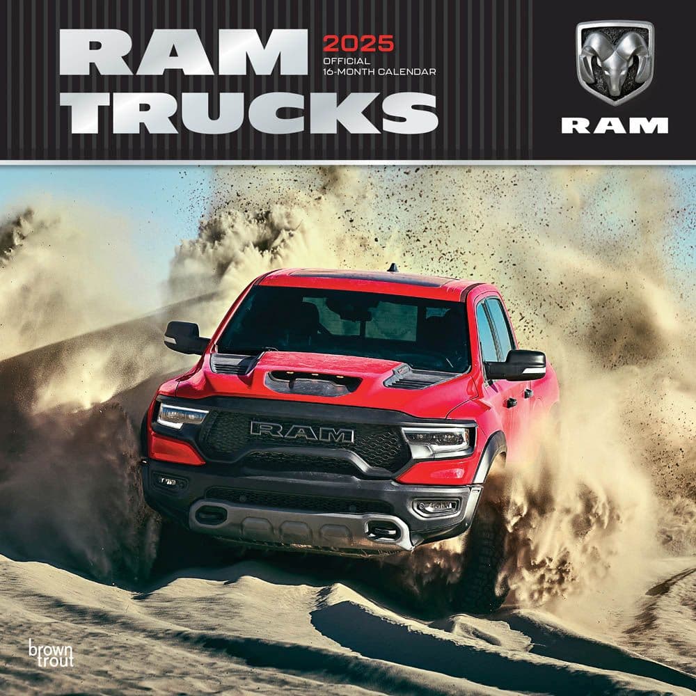 Ram Trucks 2025 Wall Calendar - Calendars.com