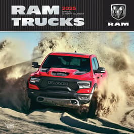 Ram Trucks 2025 Wall Calendar