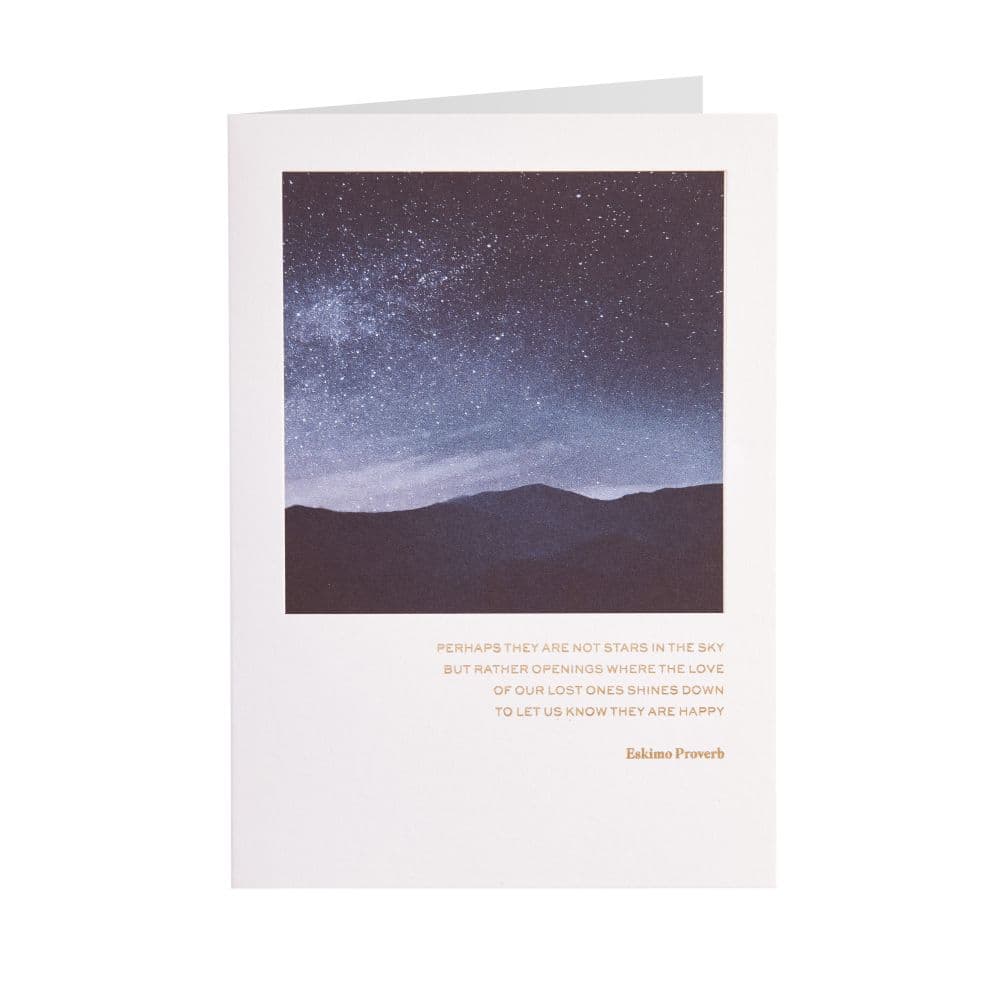 Night Sky Sympathy Card Sixth Alternate Image width="1000" height="1000"