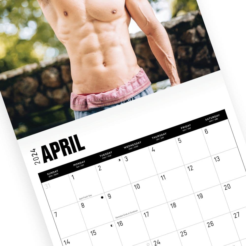 Hot Guys 2025 Wall Calendar