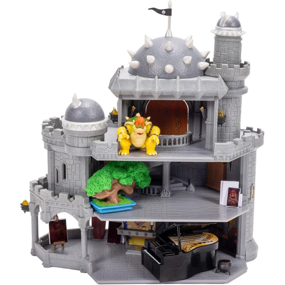 Super Mario Galaxy Movie Deluxe 12-inch Bowser Castle Playset Sixth Alternate Image