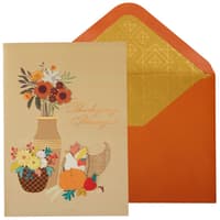 image Banner with Pots of Flowers Fall Card Main Product Image width=&quot;1000&quot; height=&quot;1000&quot;