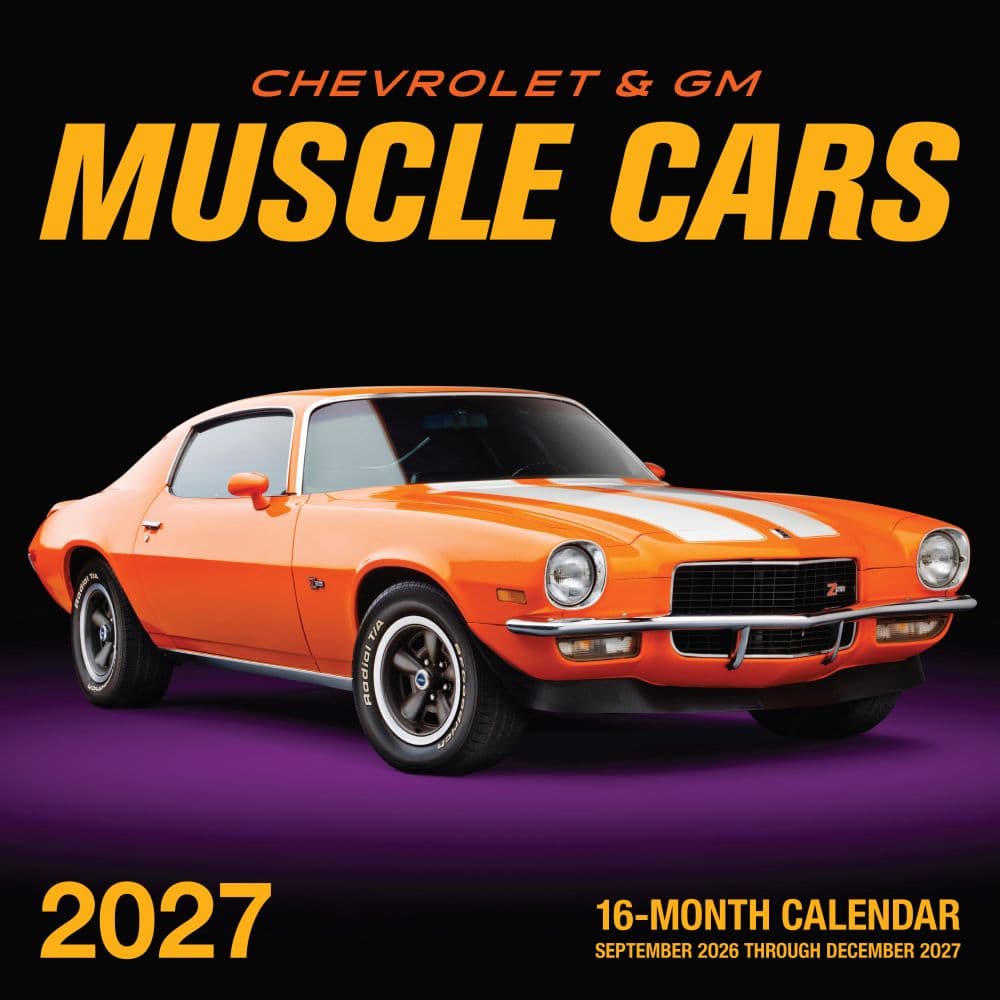 image American Muscle Cars 2027 Wall Calendar Main Product Image