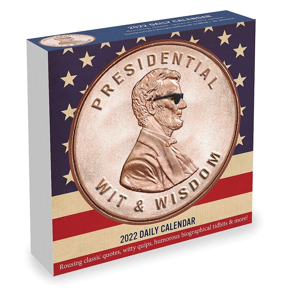 Presidential Wit 2022 Daily Desktop Calendar - Calendars.com