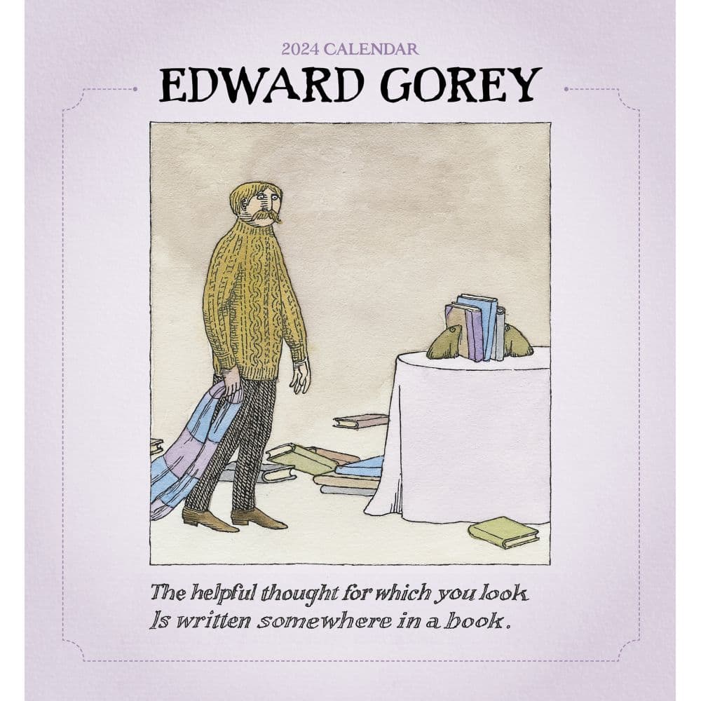 Gorey 2024 Mini Wall Calendar