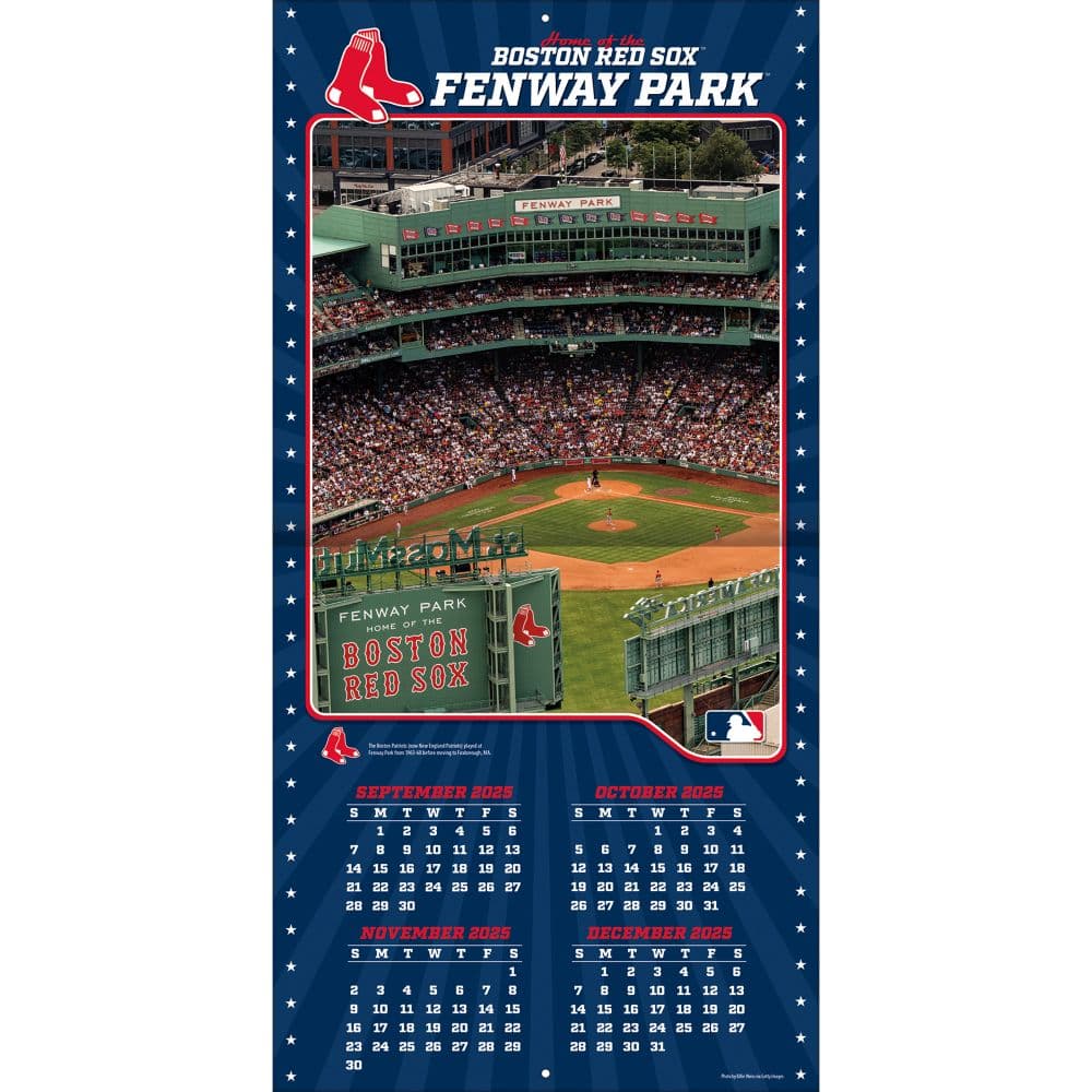 MLB Fenway Park 2026 Wall Calendar Second Alternate Image