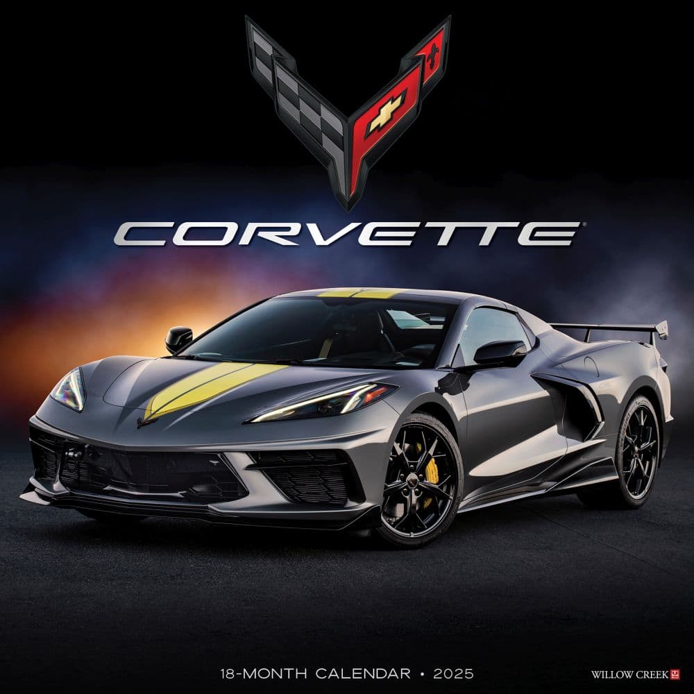 Corvette 2025 Wall Calendar