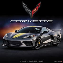 Corvette 2025 Wall Calendar