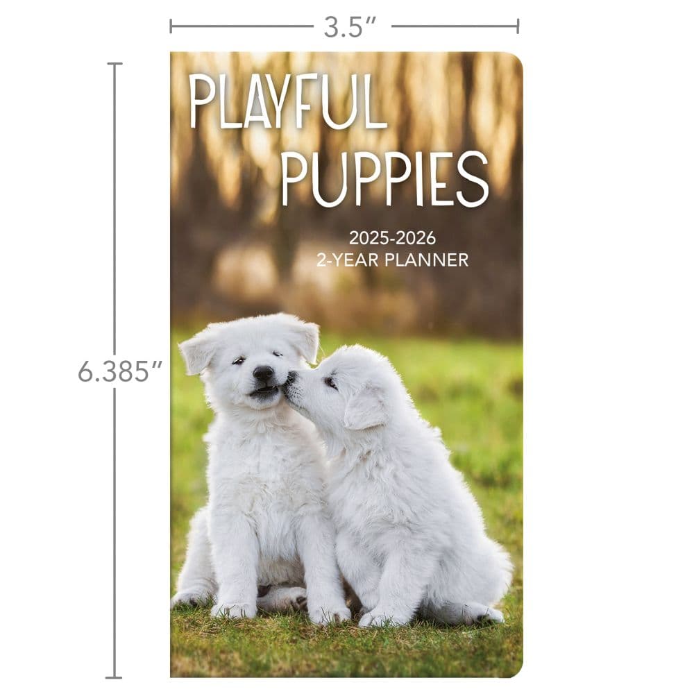 Playful Puppies 2 Year 2025 Pocket Planner Seventh Alternate Image width=&quot;1000&quot; height=&quot;1000&quot;