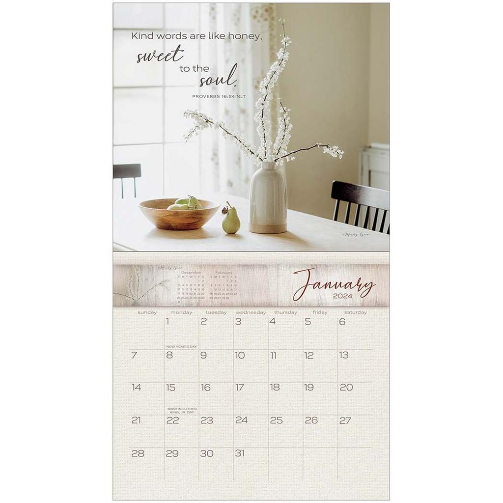 Living in the Light 2024 Wall Calendar Second Alternate Image width=&quot;1000&quot; height=&quot;1000&quot;