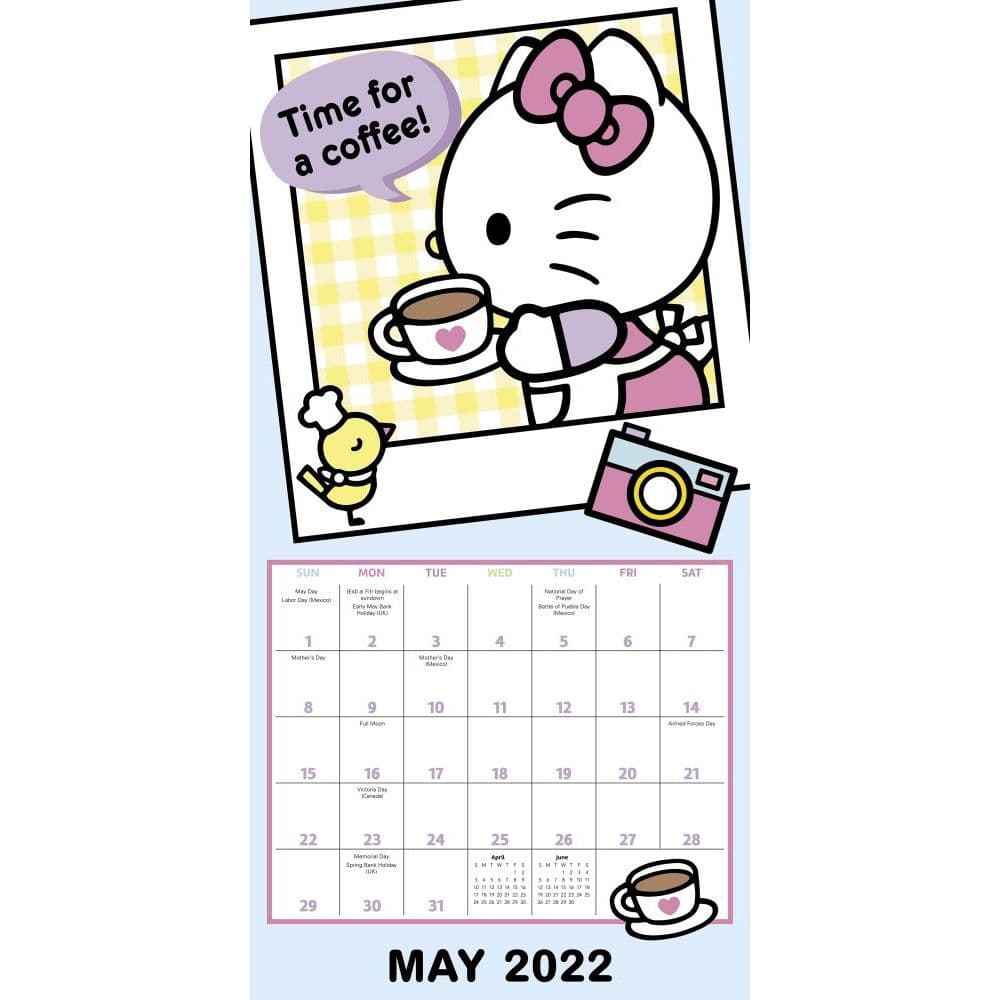 Hello Kitty 2022 Mini Wall Calendar - Calendars.com