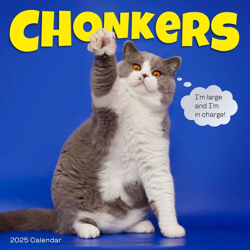 Chonkers 2025 Wall Calendar Main Image