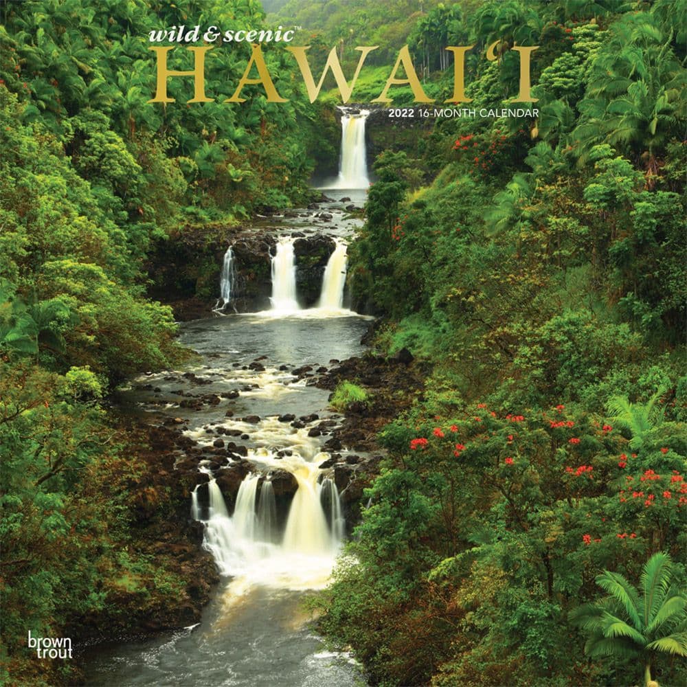 Hawaii Wild and Scenic 2022 Wall Calendar