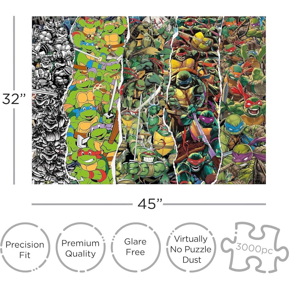 TMNT Thru the Years 3000 Piece Puzzle Second Alternate Image