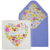 image Floral Embroidery Heart Easter Card