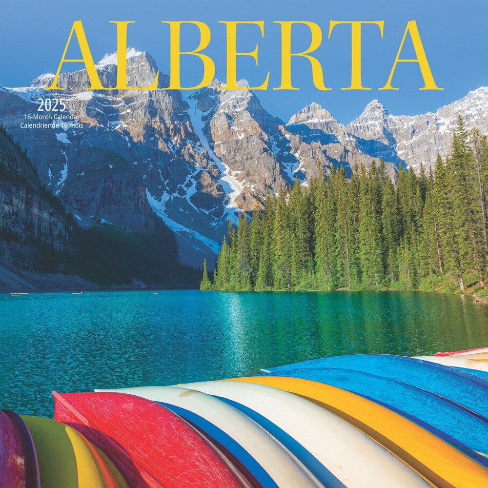 Alberta 2025 Wall Calendar  Main Image