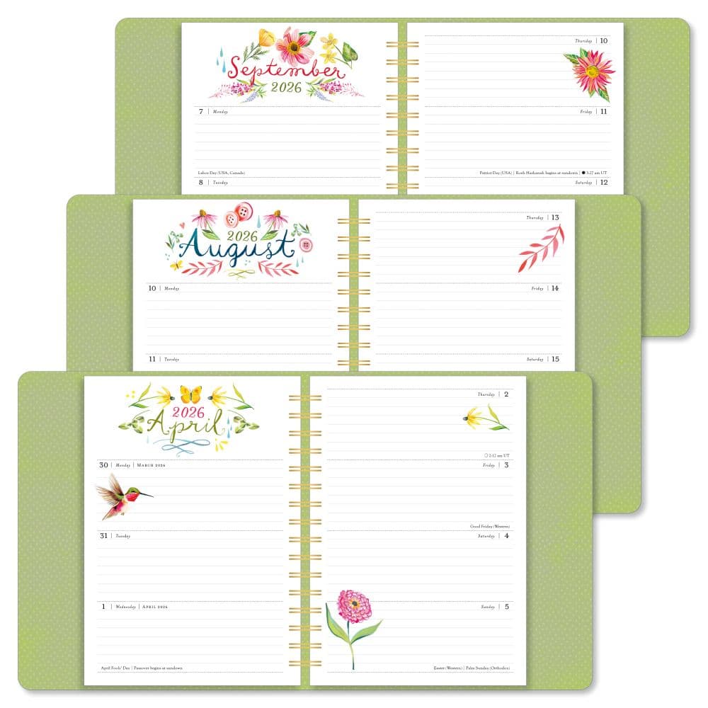 Katie Daisy Weekly Deluxe 2026 Planner Fifth Alternate Image