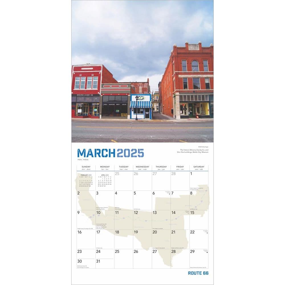 Route 66 2025 Wall Calendar Second Alternate Image width=&quot;1000&quot; height=&quot;1000&quot;