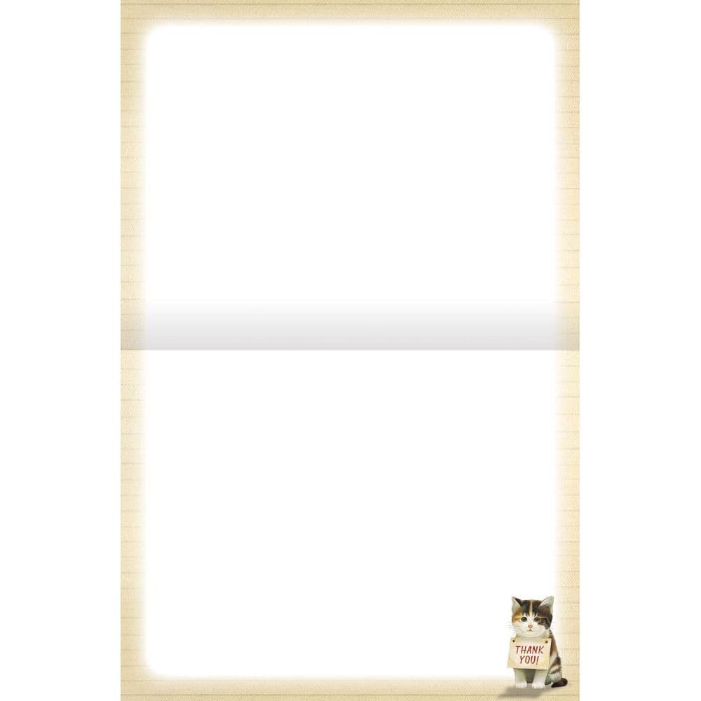 Thankful Kitten 5.25" x 4" Blank Boxed Note Cards by Lowell Herrero Alternate Image 1