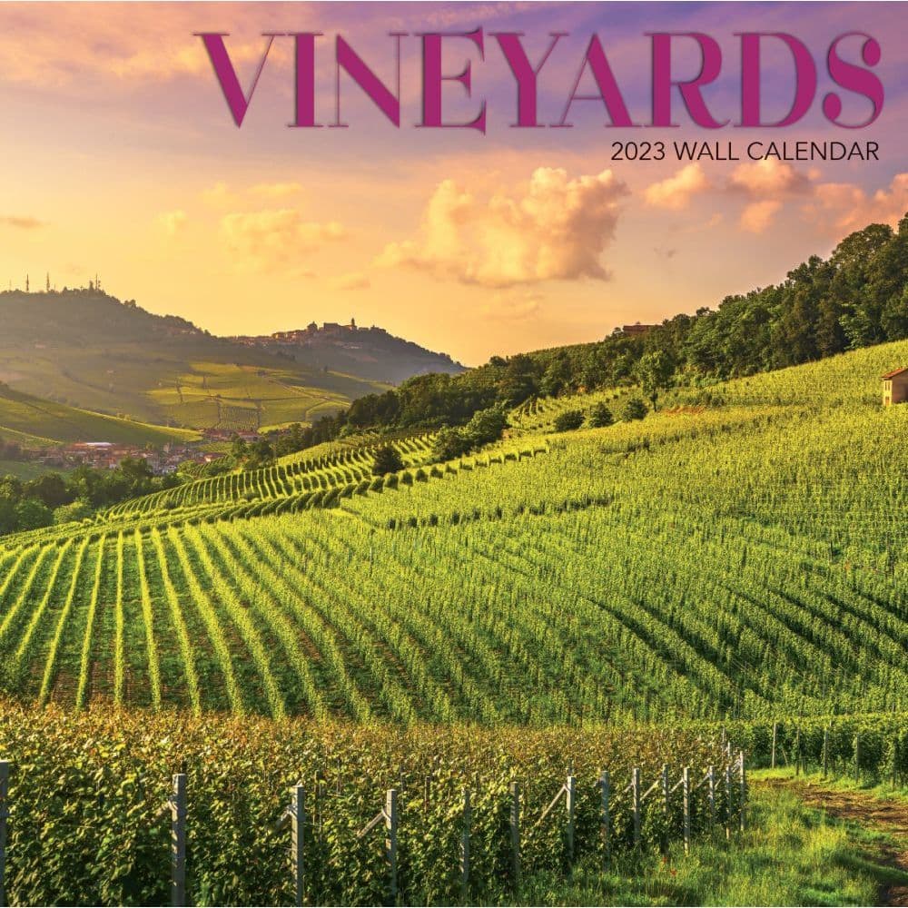 Vineyards 2023 Wall Calendar 1250788355 Wine Beer And Spirits Wall 