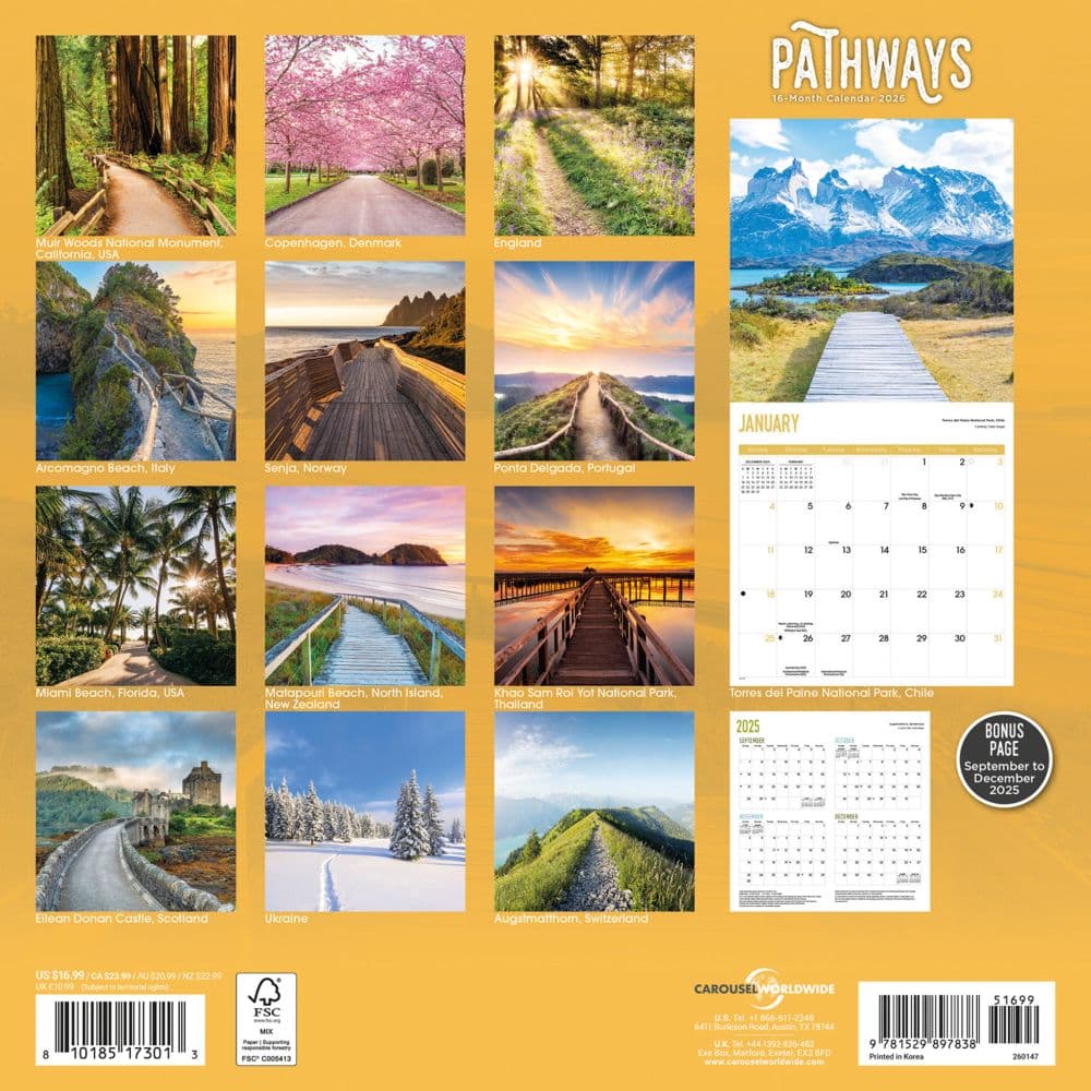 Pathways Special Value 2026 Wall Calendar First Alternate Image