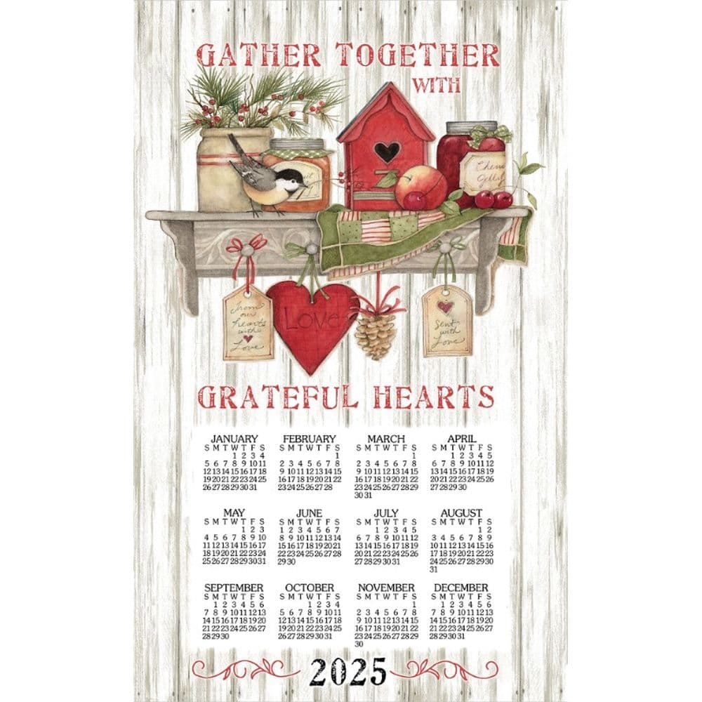 Kitchen Sentiments 2025 Calendar Towel