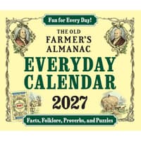 image Old Farmers Almanac Everyday 2027 Desk Calendar Main Product Image