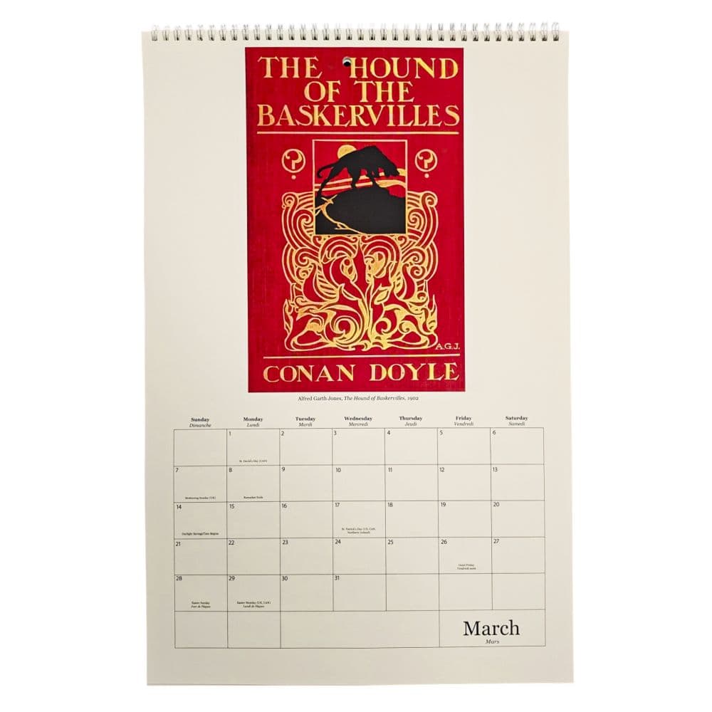 Classic Book Covers 2027 Poster Wall Calendar Fourth Alternate Image