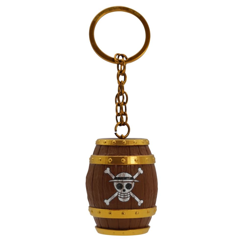 One Piece 3D Barrel Keychain First Alternate Image