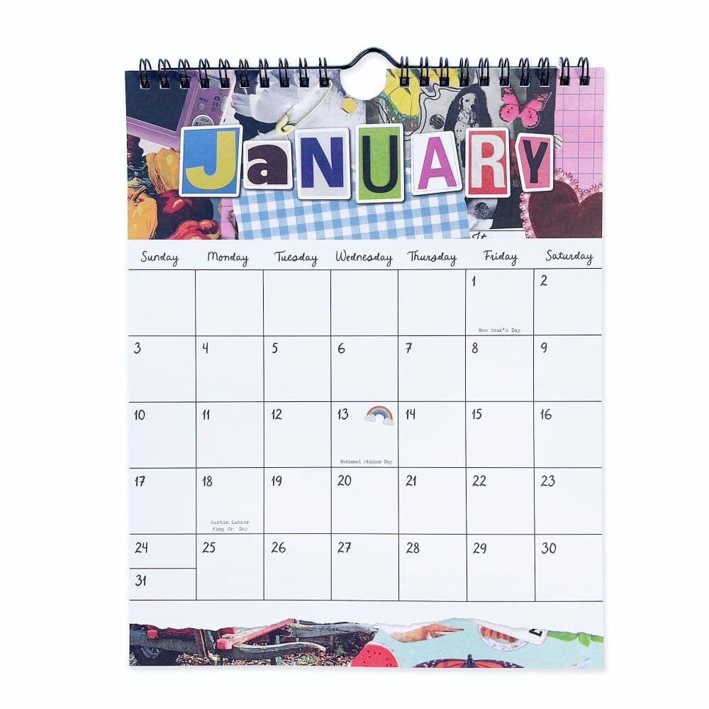 Haricot Dreamworld Stickers 2027 Vertical Wall Calendar First Alternate Image