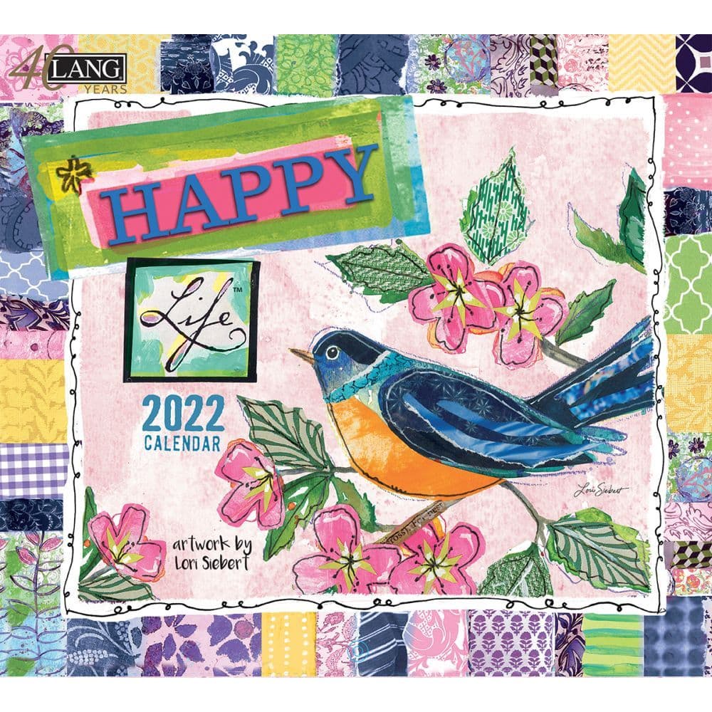 Happy Life 2022 Wall Calendar