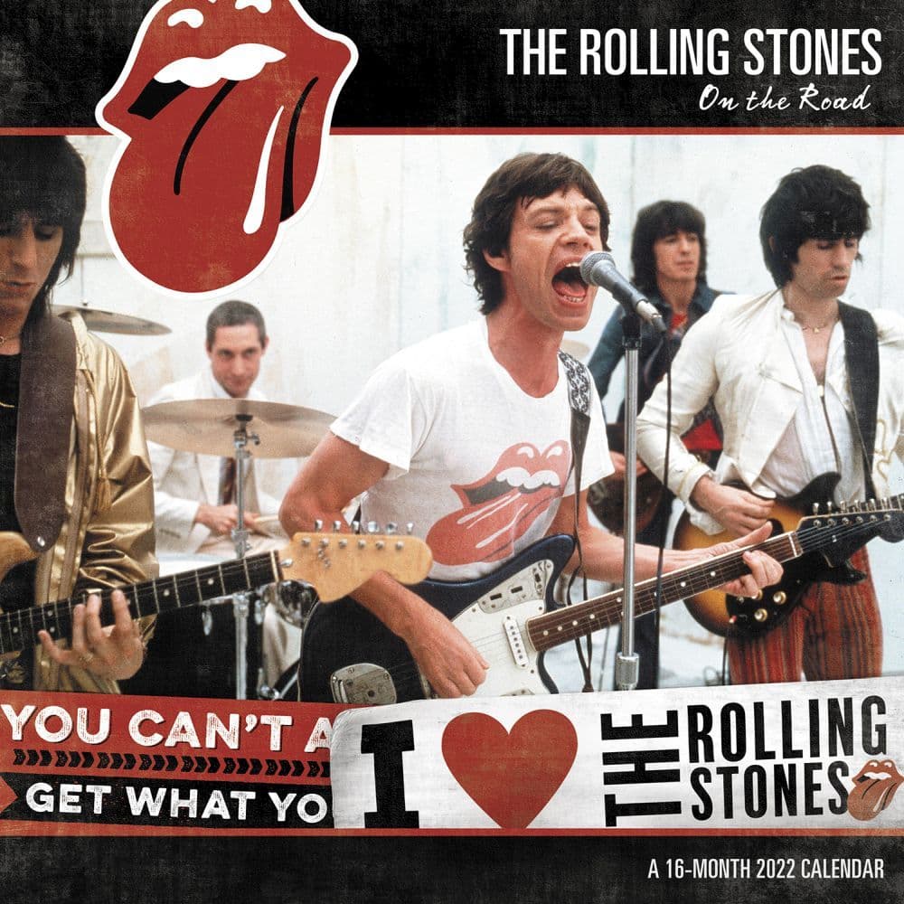 Rolling Stones 2022 Wall Calendar