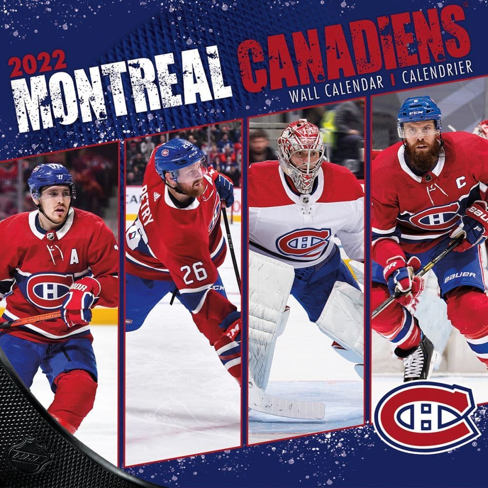 Montreal Canadiens 2022 calendars Sports Calendars com