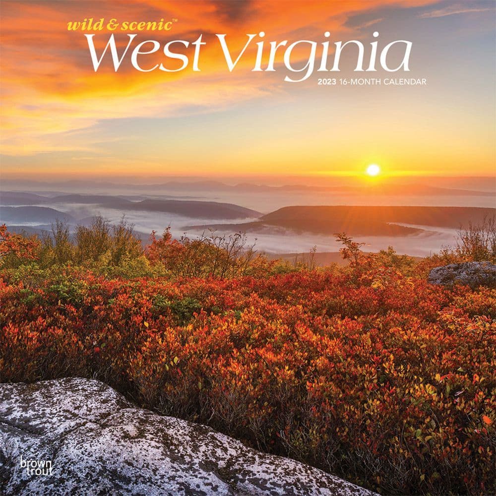 West Virginia Wild and Scenic 2023 Wall Calendar - Calendars.com