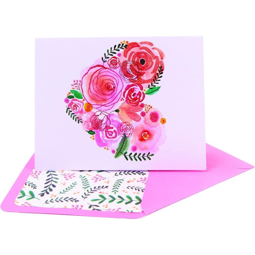 Floral Heart Boxed Note Cards Second Alternate Image