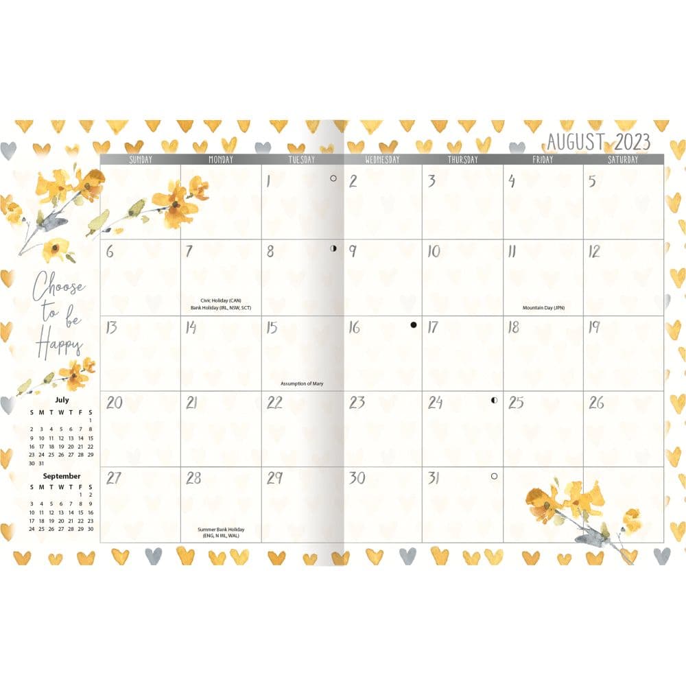 Watercolor Wonder Monthly 2024 Planner First Alternate Image width=&quot;1000&quot; height=&quot;1000&quot;