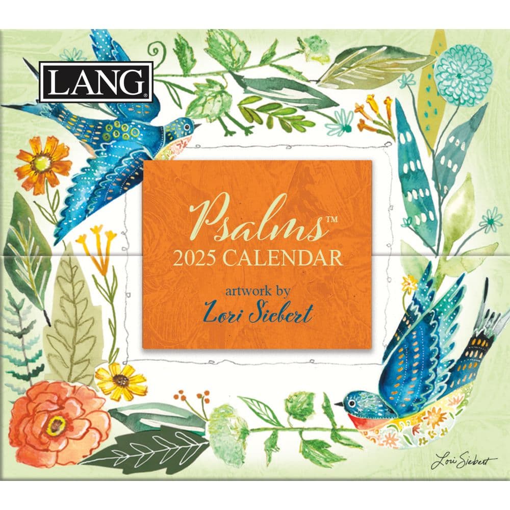 Psalms 365 Daily Thoughts by Lori Siebert 2025 Mini Desk Calendar