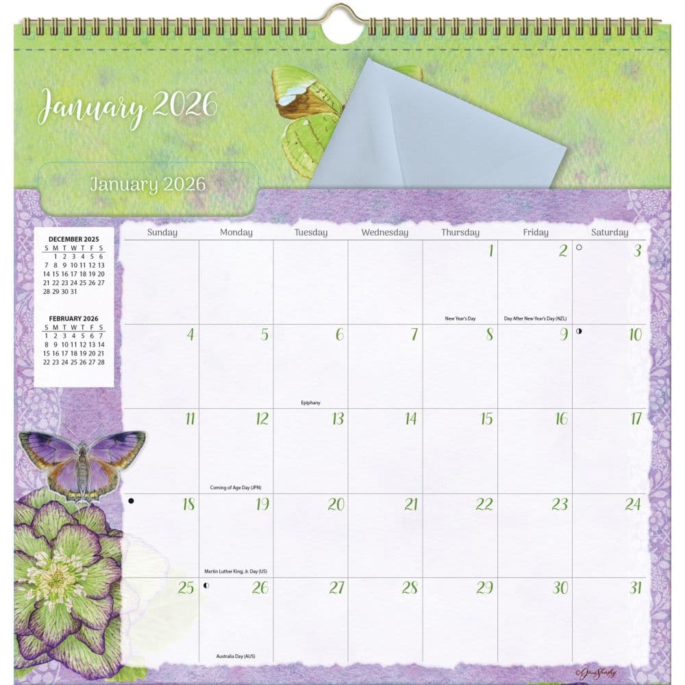 Butterflies File It 2026 Wall Calendar_ALT1