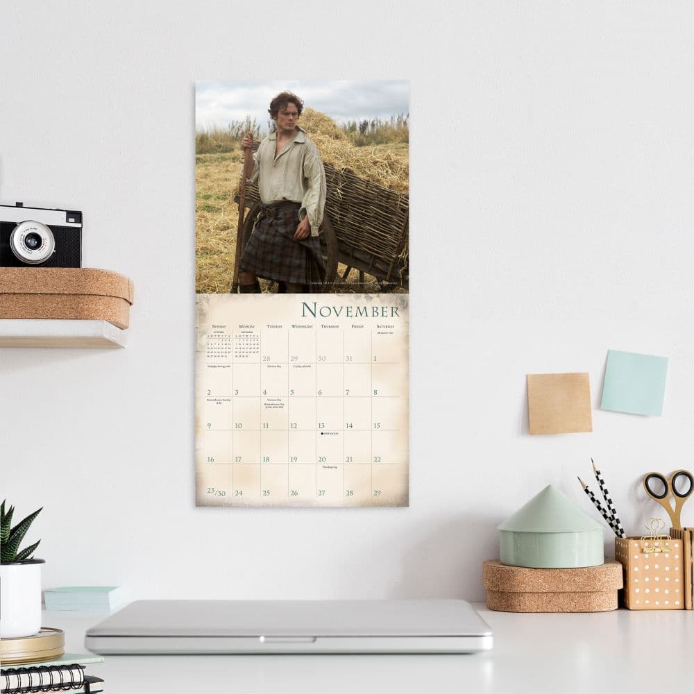 Outlander 2025 Mini Wall Calendar