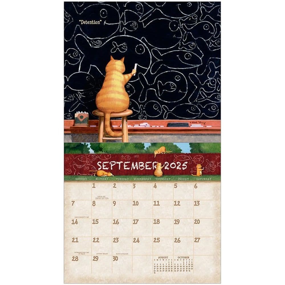 Cats Life 2025 Wall Calendar Second Alternate Image width=&quot;1000&quot; height=&quot;1000&quot;