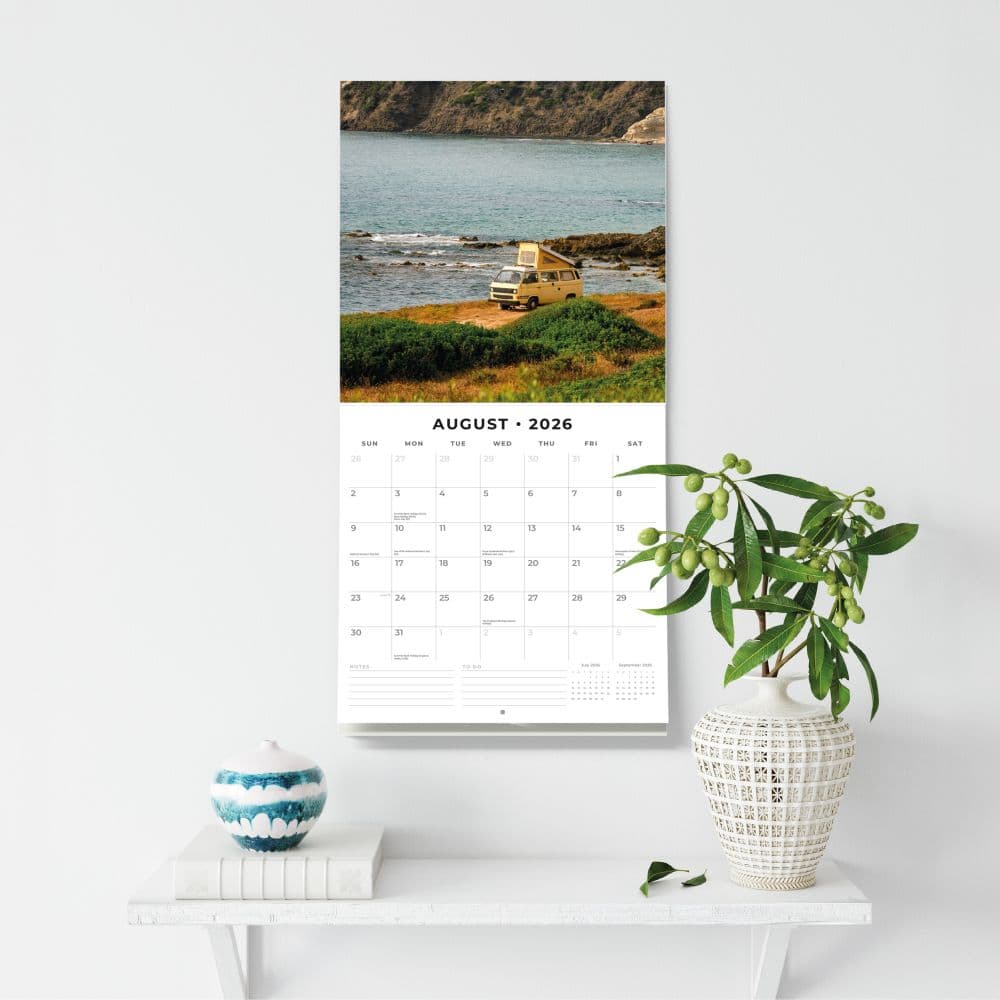 Camper Vans 2026 Wall Calendar Third Alternate Image