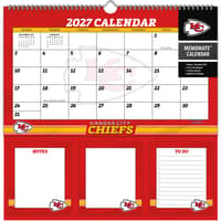 image NFL Kansas City Chiefs 2027 Memomate Spiral Wall Calendar