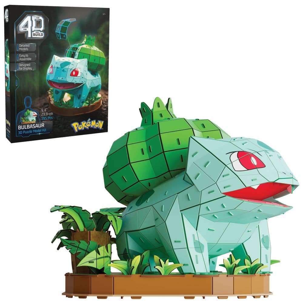 image 4D Pokemon Bulbasaur 3D Puzzle Main Product Image