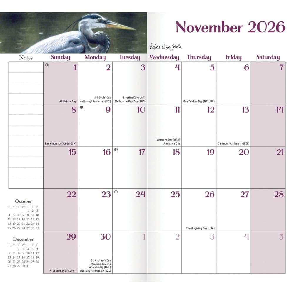 Victoria Wilson Schultz 2 Year 2026 Pocket Planner Third Alternate Image