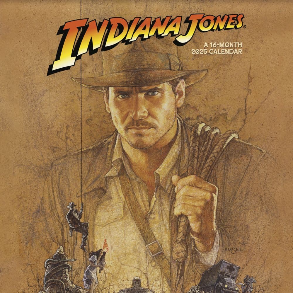 Indiana Jones Classic 2025 Wall Calendar Main Image