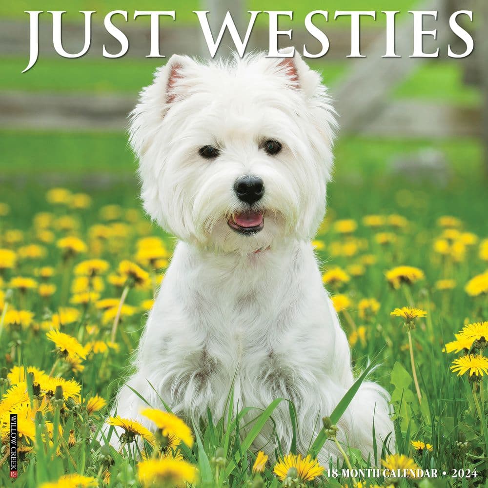 Westies Just 2024 Wall Calendar