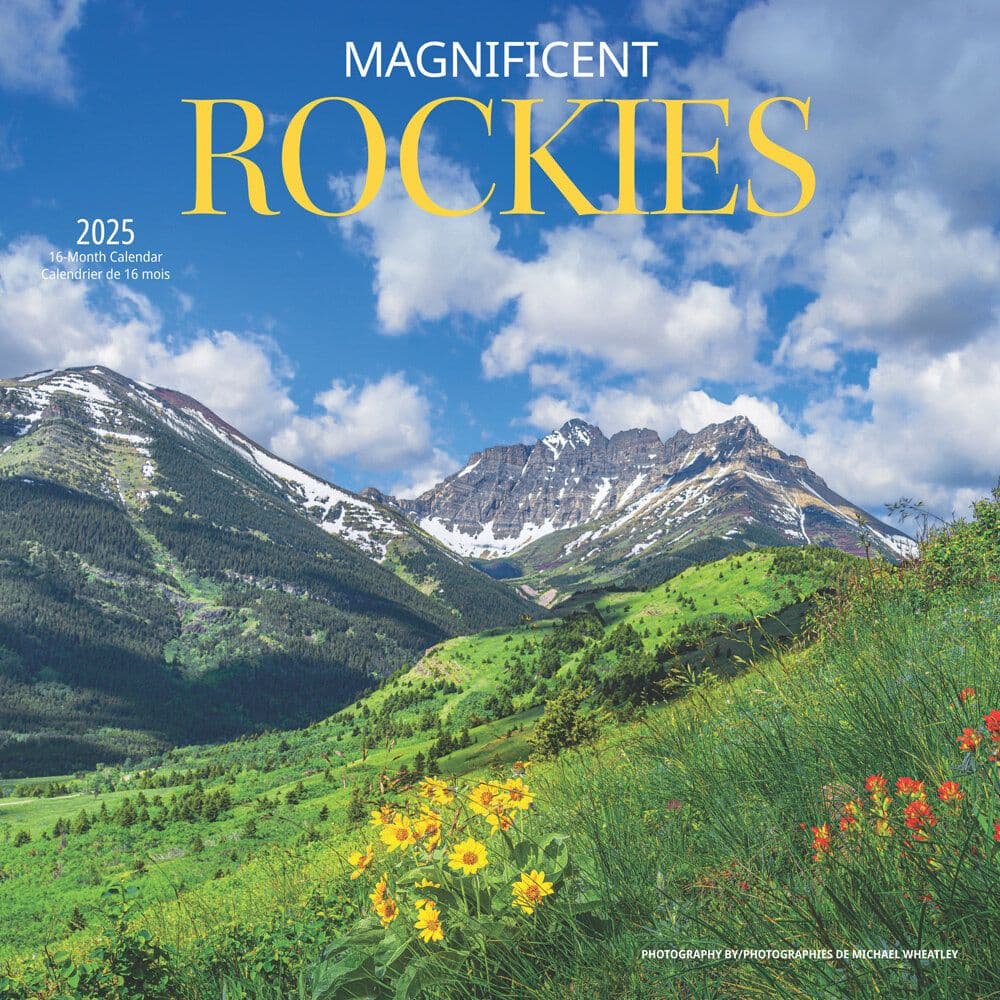 Rockies Magnificent 2025 Wall Calendar