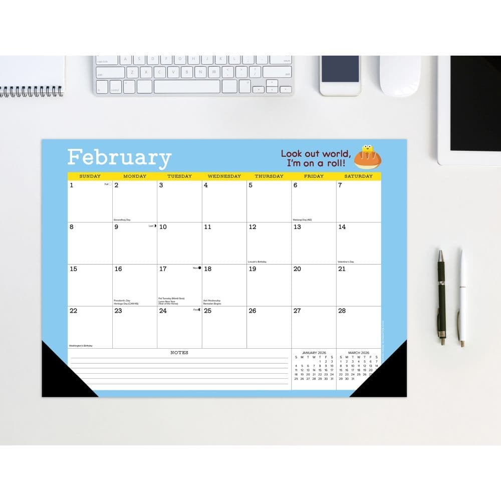 image Punny Art David Olenick 2026 Desk Pad