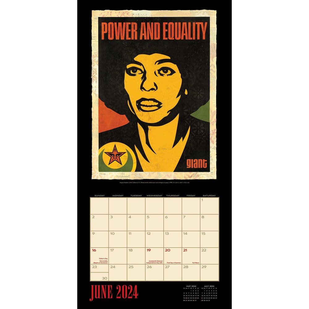 Shepard Fairey 2024 Wall Calendar