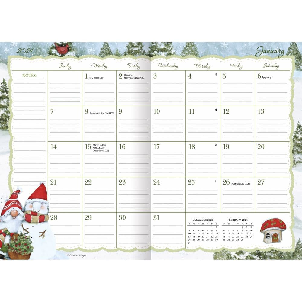 Gnome Sweet Gnome 2024 Pocket Planner